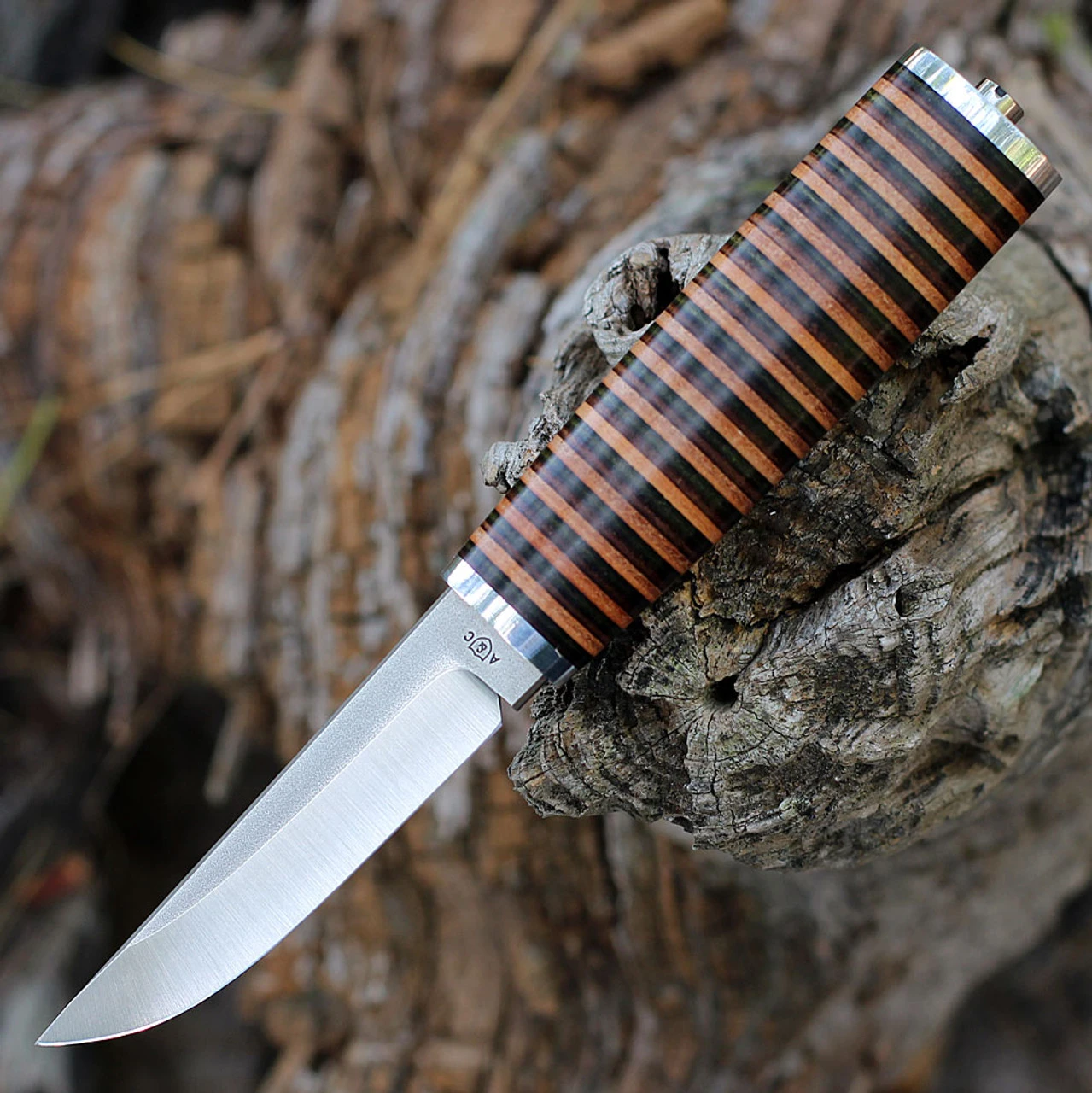 Andersson & Copra Scandinavian Sportsman Model 1 - Stacked Leather (3.54" AEB-L)