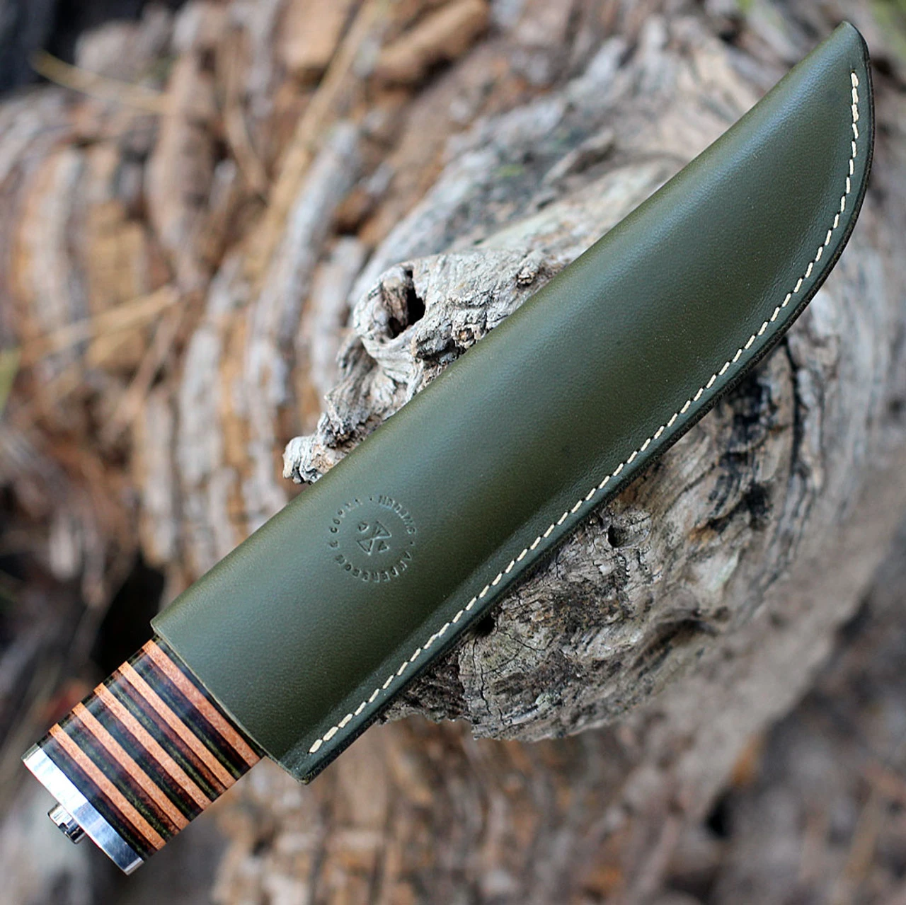 Andersson & Copra Scandinavian Sportsman Model 1 - Stacked Leather (3.54" AEB-L) - Image 4