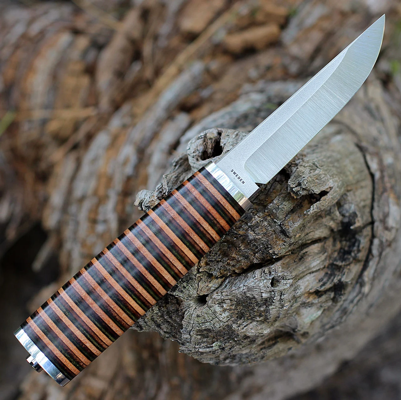 Andersson & Copra Scandinavian Sportsman Model 1 - Stacked Leather (3.54" AEB-L) - Image 3