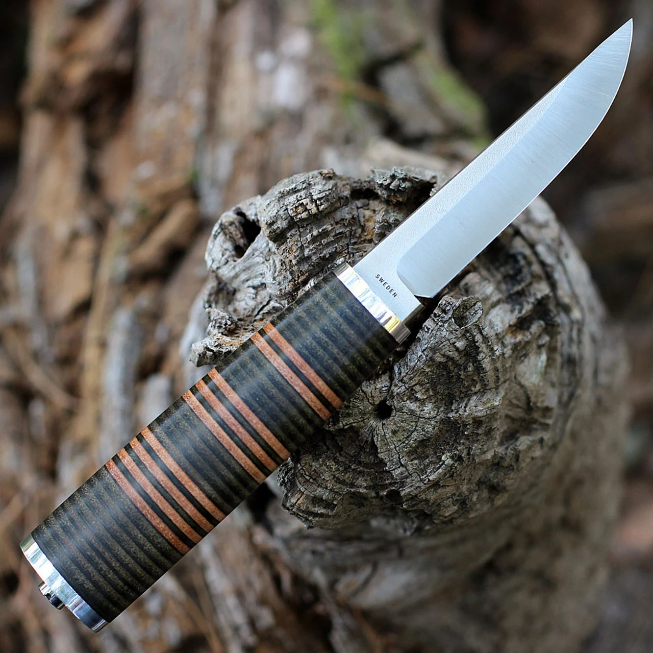 Andersson & Copra Scandinavian Sportsman Model 2 - Stacked Leather (3.54" AEB-L) - Image 3