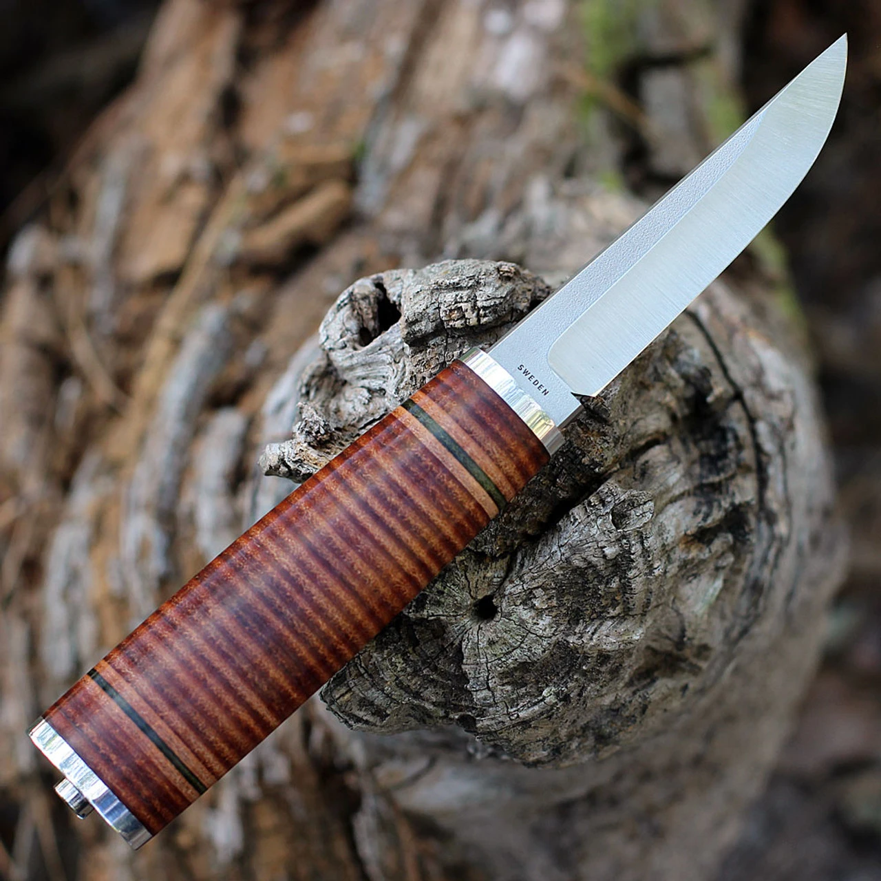 Andersson & Copra Scandinavian Sportsman Model 4 - Stacked Leather (3.54" AEB-L) - Image 3