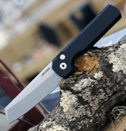 Arcform Slimfoot Automatic - Blk Alum (3.1" 154CM SW Sheepsfoot) ARC-059