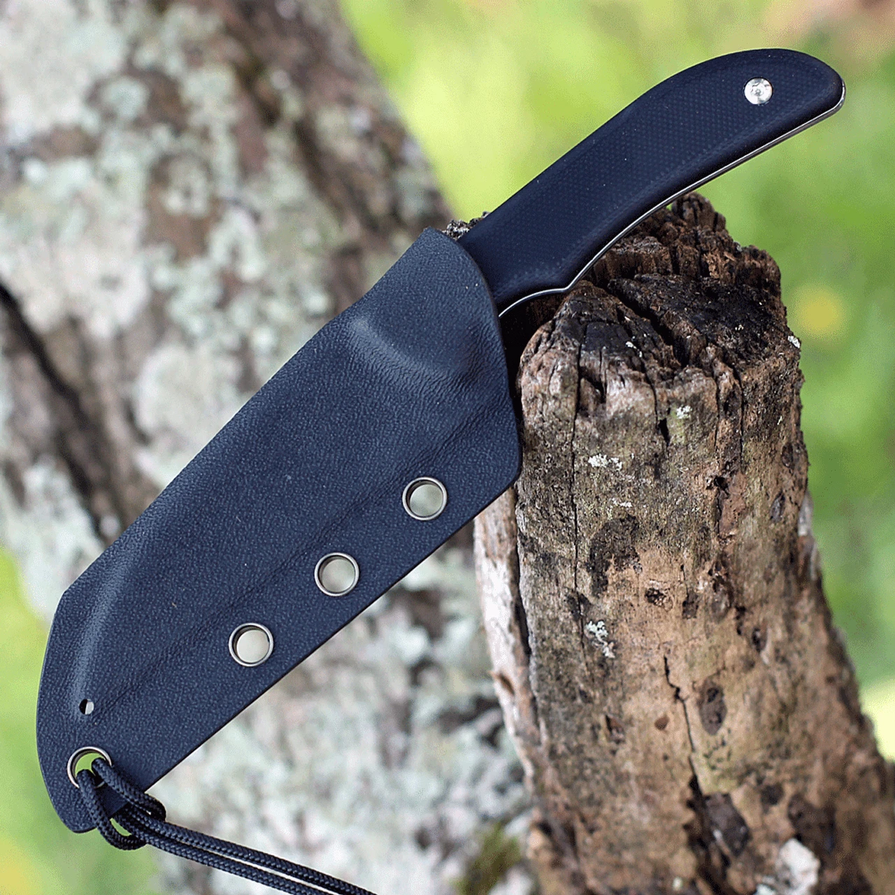 Artisan Cutlery Sea Snake Fixed Blade Knife 1842B-BK, 3.15" AR-RPM9 Satin Wharncliffe Blade, Black G-10 Handle - Image 3