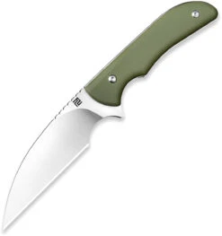 Artisan Cutlery Sea Snake Fixed Blade Knife 1842B-GN, 3.15" AR-RPM9 Satin Wharncliffe Blade, Green G-10 Handle
