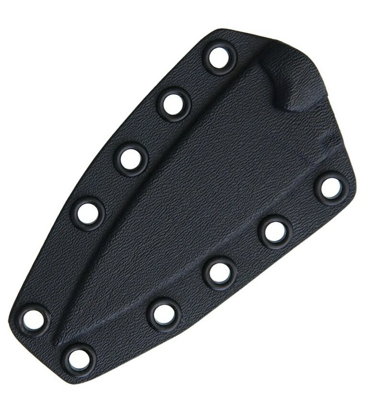 Bastinelli Creations SIN Fixed Blade BAS215, 3.5" N690Co Black Stonewashed Blade, Black Milled G-10 Handle, Kydex Sheath - Image 2