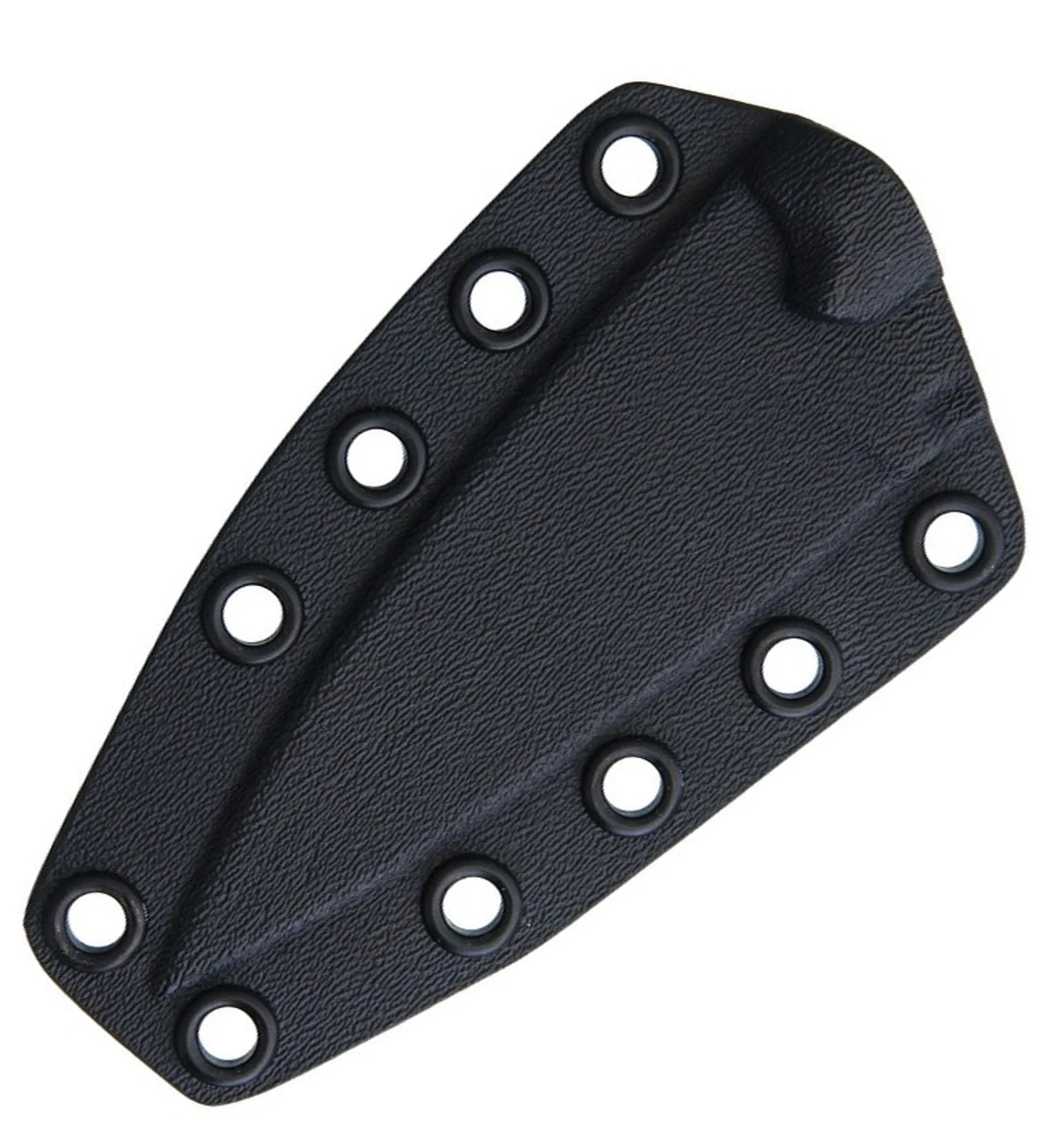 Bastinelli Creations SIN Fixed Blade BAS215C, 3.5" N690Co Black Stonewashed Blade, Coyote Brown Milled G-10 Handle, Kydex Sheath - Image 2