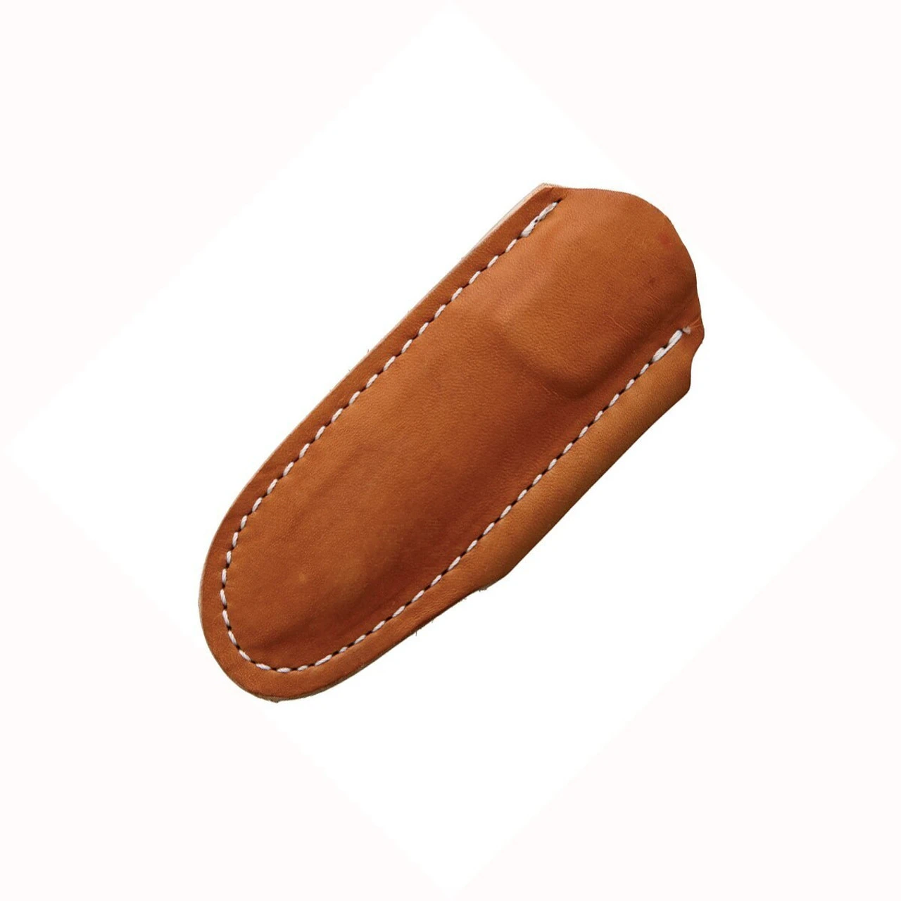 Bradford Guardian 3.5 Tanto Stonewashed N690 Blade, 3D OD Green Canvas Micarta Handle W/Brown Leather Sheath - Image 2