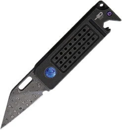 Bestech Ball Lock - Black Ti (1.75" Damascus) BT2008A