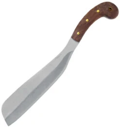 Condor Village Parang Machete CTK419-12SS 12" SS 420 HC Stainless Steel Blade Walnut Handle And Leather Sheath