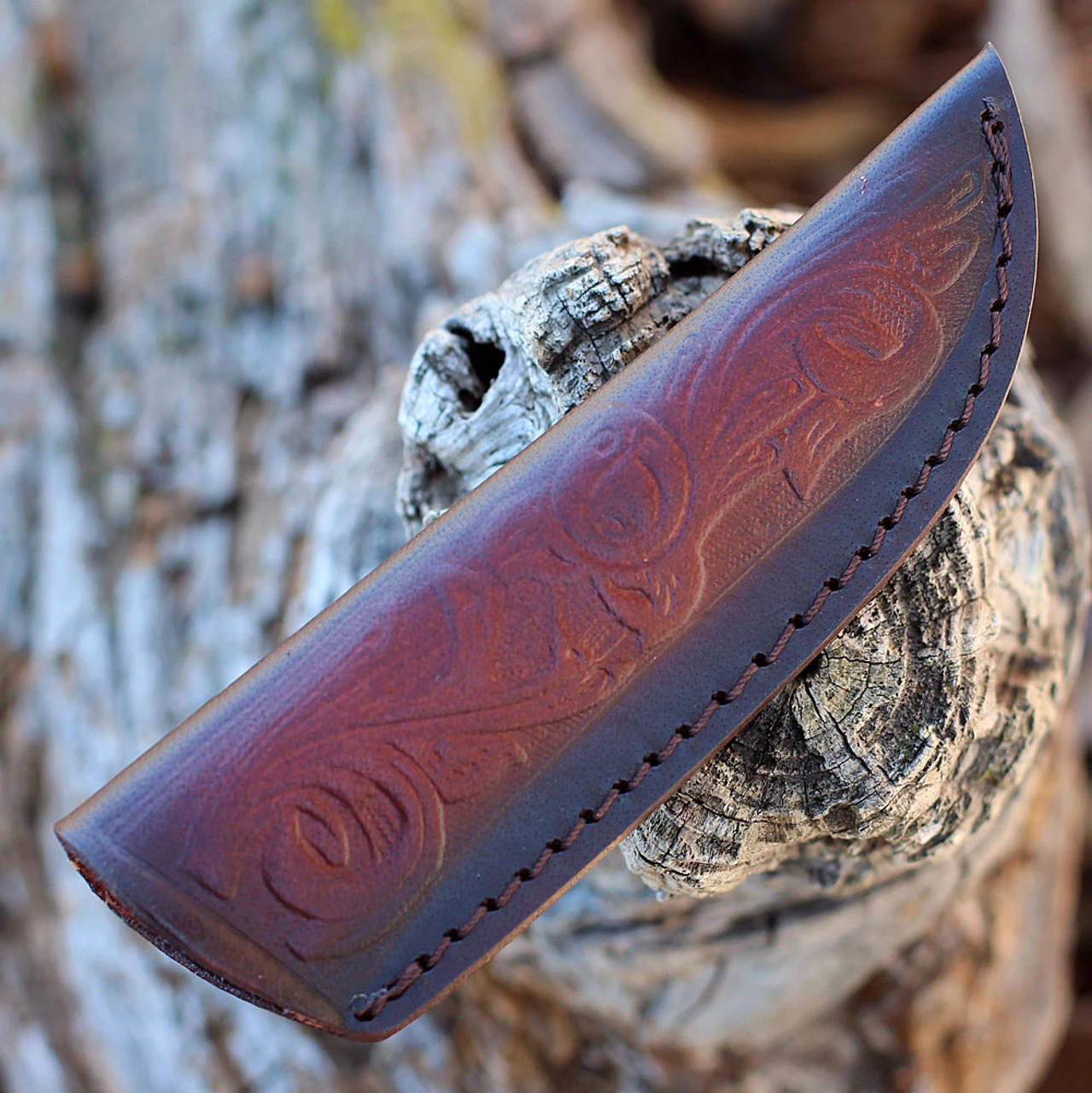 Damascus Blades - Buffalo/Camel Bone (4.5" Damascus) 1293BO - Image 3