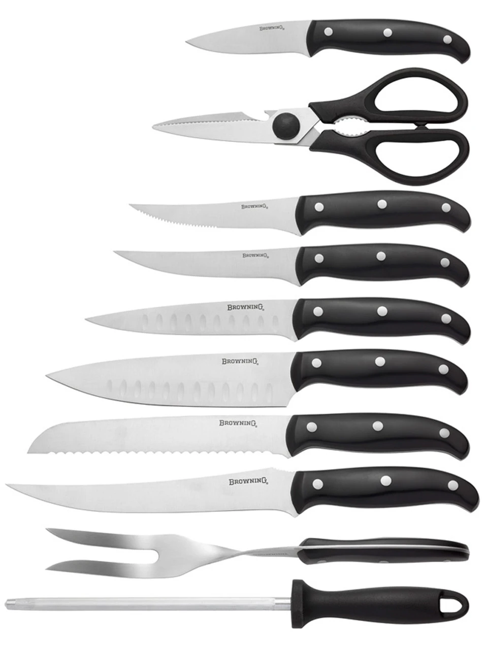Browning Black Pakkawood Kitchen Cutlery Set - 3220216 - Image 2