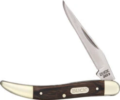 Buck Knives Buck 385BRS Toothpick, 2.25" 420J2 Plain Blade, Woodgrain Handle