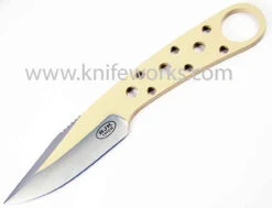 BlackJack Model 155 Neck Knife Desert Tan Finish W/Sheath