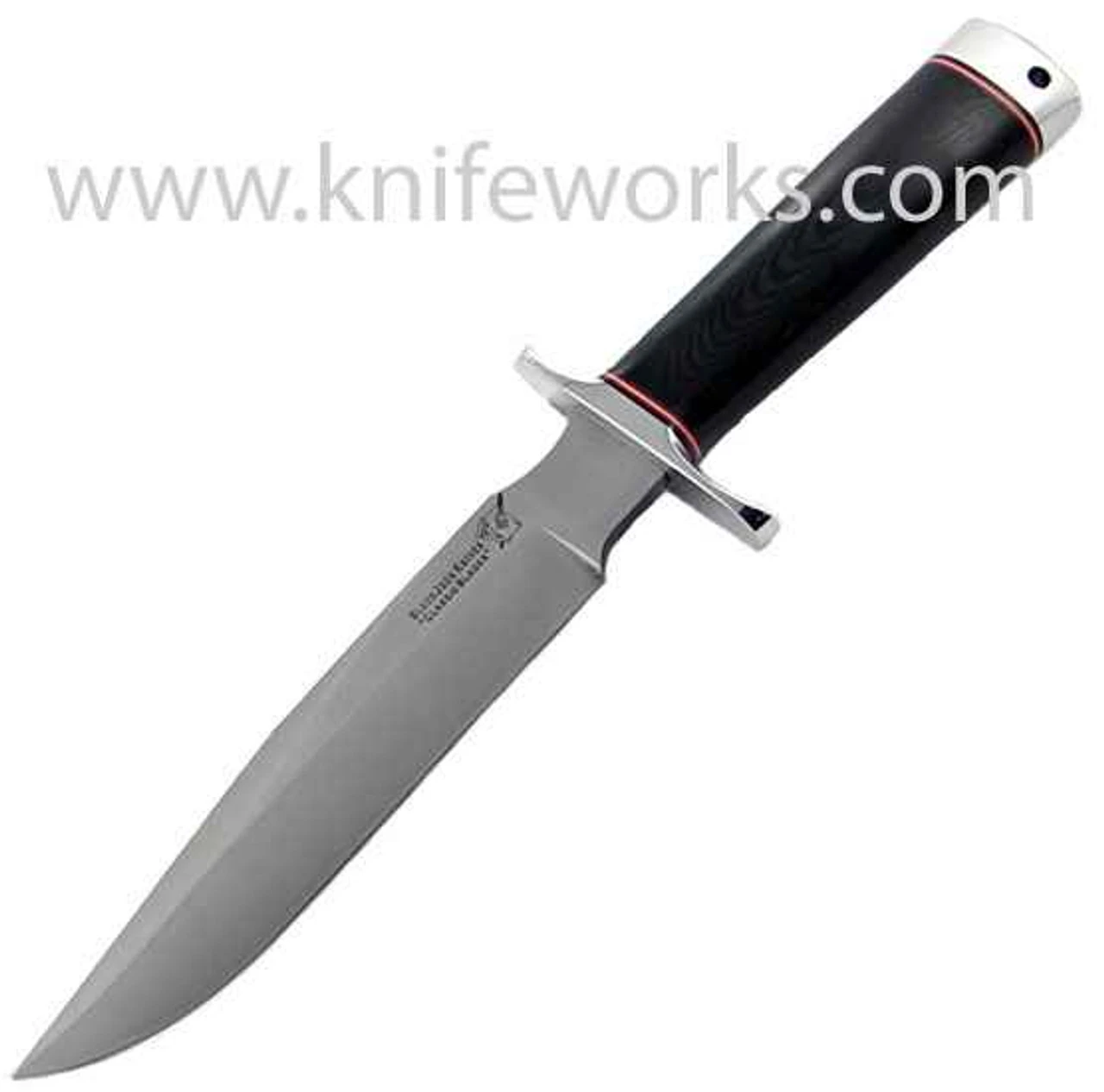 Blackjack Classic Blade Model 1-7 Black Micarta Handle, Leather Sheath