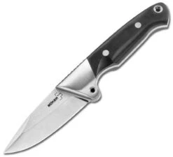 Boker Plus Jermer EDC Fixed Blade, 9Cr18 Steel, Black Micarta Handle