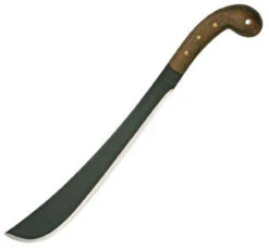 Condor Tools & Knives Golok Machete 14" Carbon Steel Blade, Walnut Handles